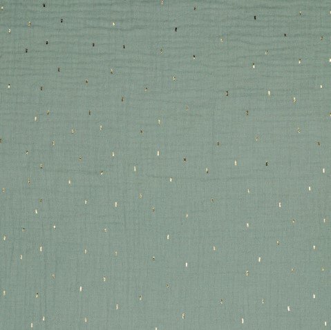 Gaze-Dupla-Foil-Gold-Verde-Menta-1-4.jpg Musselina Foil Gold – Verde Menta