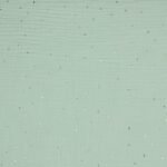 Musselina Foil Gold – Verde Menta Claro