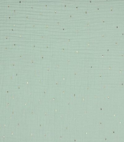 Musselina Foil Gold – Verde Menta Claro