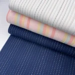 Musselina Bordada Riscas – Azul Marinho - imagem 5
