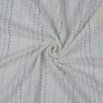 Musselina Bordada Riscas – Branco - imagem 2