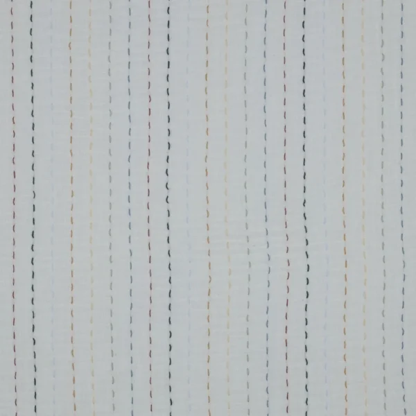 Musselina Bordada Riscas – Branco
