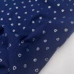 Musselina Silver Heart – Azul Marinho - imagem 3