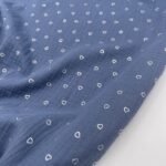 Musselina Silver Heart – Azul - imagem 3