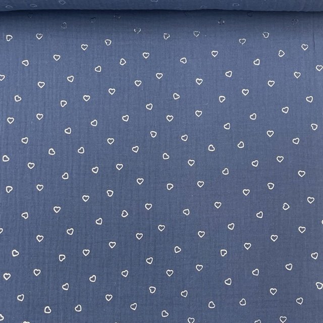 Gaze-Dupla-Silver-Heart-Azul.jpg Musselina Silver Heart – Azul