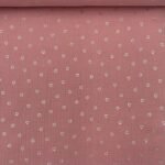 Musselina Silver Heart – Rosa