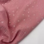 Musselina Silver Heart – Rosa - imagem 3