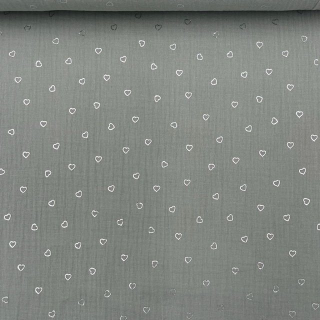 Gaze-Dupla-Silver-Heart-Verde-Menta.jpg Musselina Silver Heart – Verde Menta