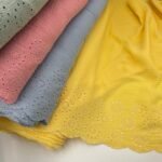 Musselina de Barra Bordada – Amarelo - imagem 4