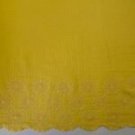 Musselina de Barra Bordada – Amarelo - imagem 2