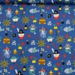 Popeline Piratas – Azul