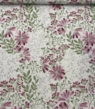 Jacquard Leaves and Flowers – Verde