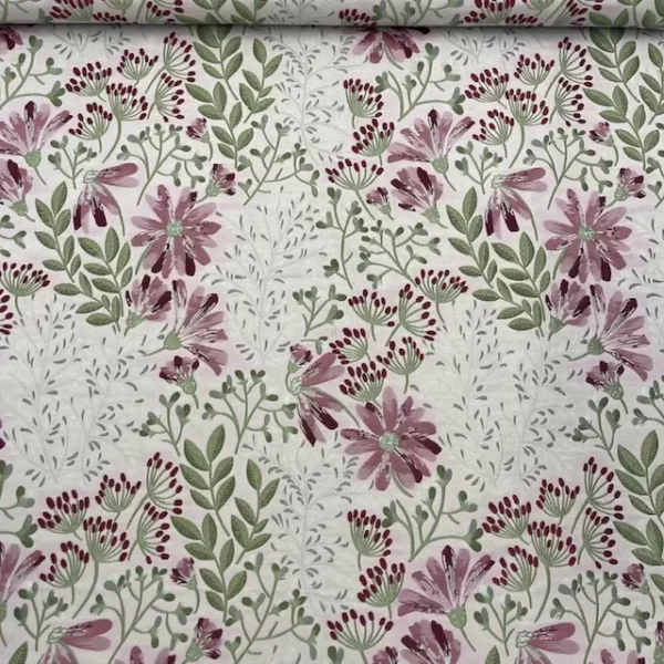 Jacquard Leaves and Flowers – Verde