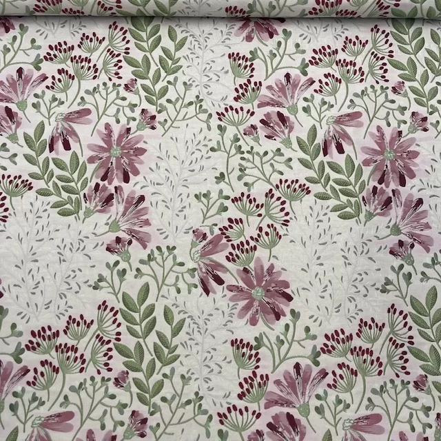 Jacquard Leaves and Flowers – Verde