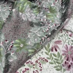 Jacquard Leaves and Flowers – Verde - imagem 4