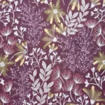 Jacquard Leaves and Flowers – Azul - imagem 5