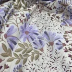 Jacquard Leaves and Flowers – Azul - imagem 3