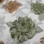 Jacquard Organza Rose – Verde - imagem 2