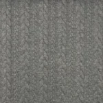 Jersey Jacquard Entrançado Acolchoado – Cinzento