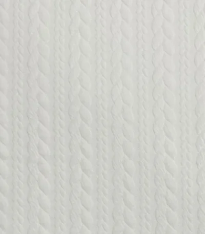Jersey Jacquard Entrançado Acolchoado – Pérola
