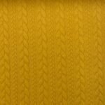 Jersey Jacquard Entrançado Acolchoado – Amarelo