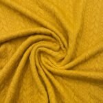 Jersey Jacquard Entrançado Acolchoado – Amarelo - imagem 2