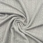 Jersey Jacquard Entrançado Acolchoado – Bege - imagem 2