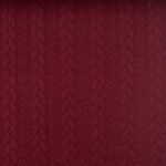 Jersey Jacquard Entrançado Acolchoado – Bordeaux