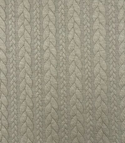 Jersey Jacquard Entrançado Acolchoado – Verde Tropa