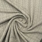 Jersey Jacquard Entrançado Acolchoado – Verde Tropa - imagem 2