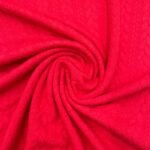 Jersey Jacquard Entrançado Acolchoado – Vermelho - imagem 2