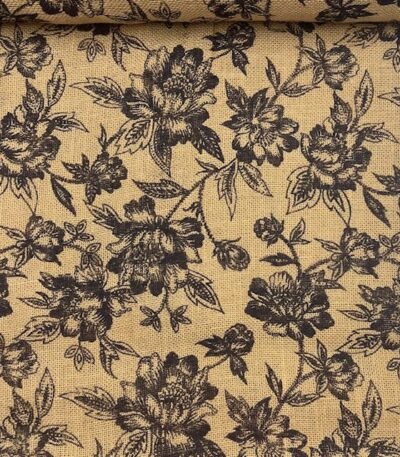 Juta Estampada Flowers