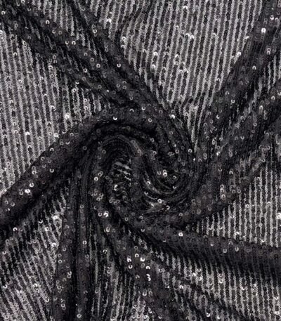 Lantejoula Stripes – Preto