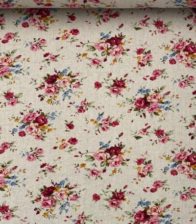 Linho Estampado – Rose