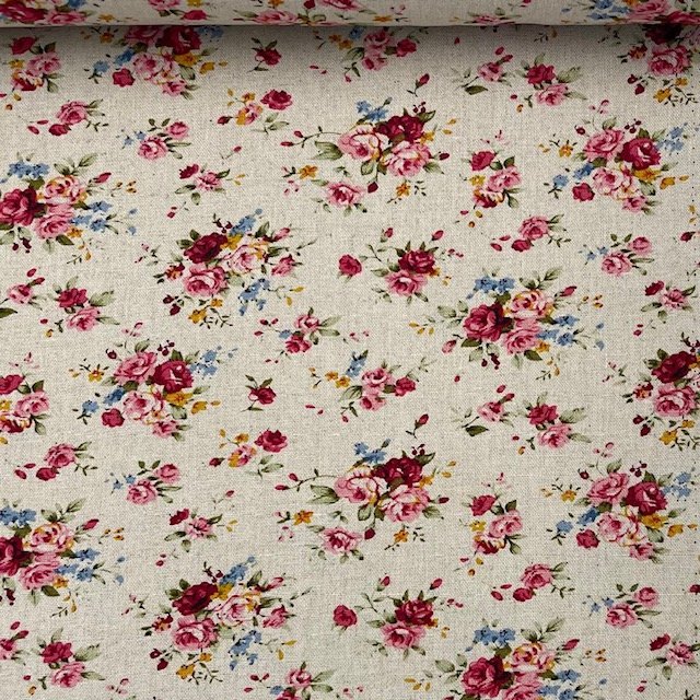 Linho Estampado – Rose
