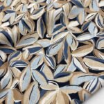 Linho Leaves – Azul - imagem 3