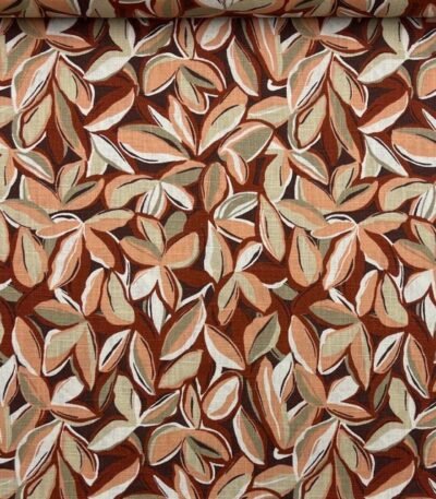 Linho Leaves – Castanho