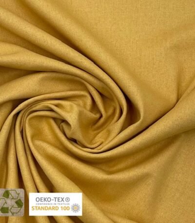 Linho Mistura Reciclado – Amarelo Torrado