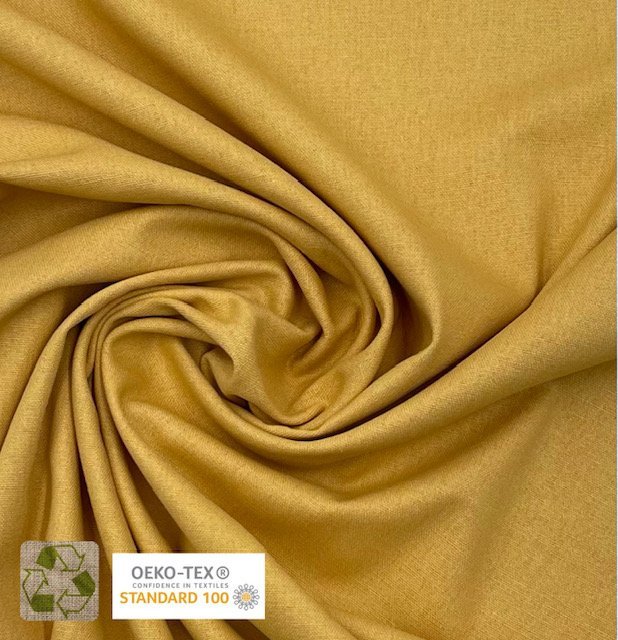 Linho Mistura Reciclado – Amarelo Torrado