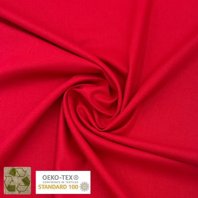 Linho Mistura Reciclado – Vermelho