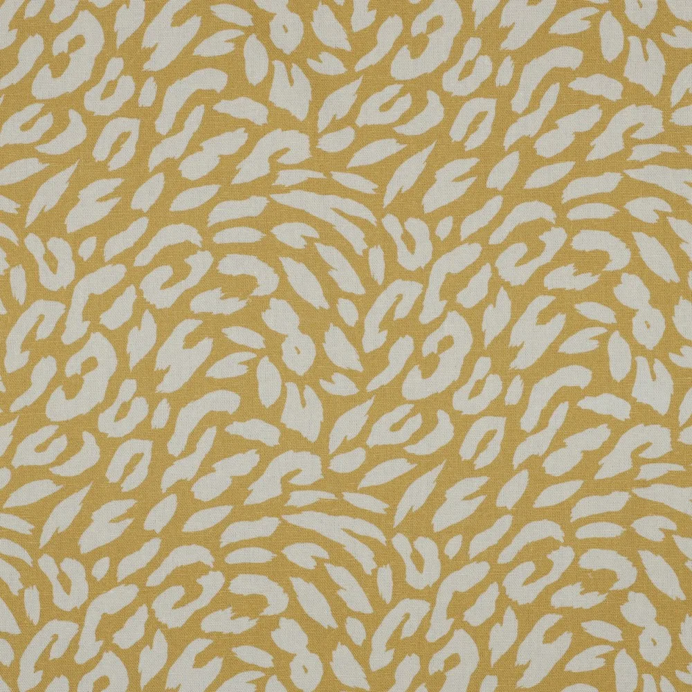 Linho Viscose Animal – Amarelo