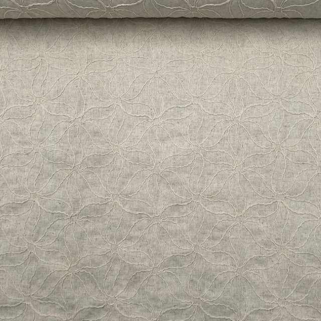 Linho Viscose Bordado Big Flower