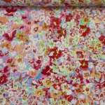 Linho Viscose Happy Flowers – Rosa