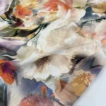 Linho Viscose Spring Bouquet – Verde - imagem 3