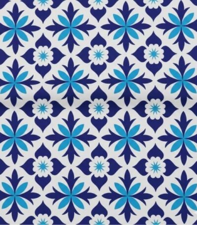 Lycra Reciclada Estampada – Azulejos