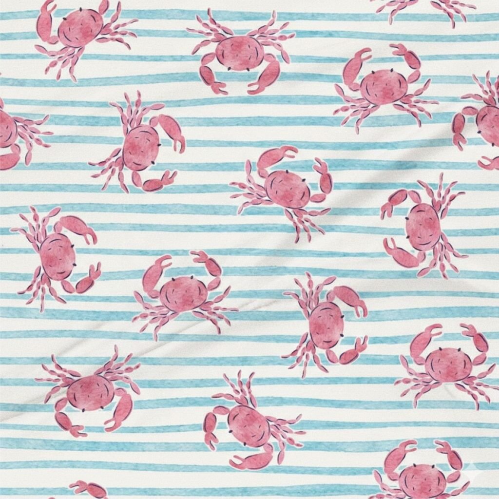 Lycra Reciclada Estampada – Caranguejo