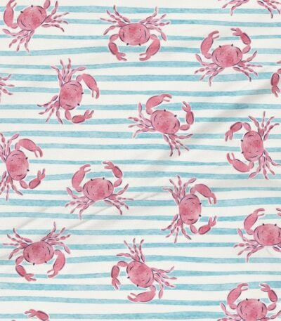 Lycra Reciclada Estampada – Caranguejo