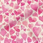 Lycra Reciclada Estampada - Corações