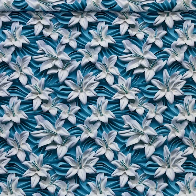 Lycra Estampada 3D
