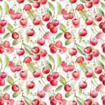 Lycra Estampada – Cerejas